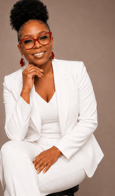 Portrait of Kammeshia Davis, founder of Polly C. Protection
